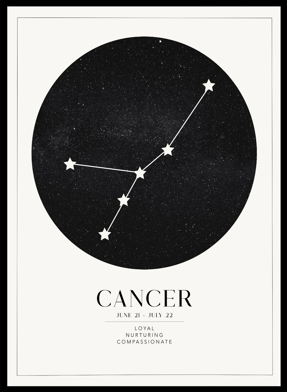 Cancer zodiac art