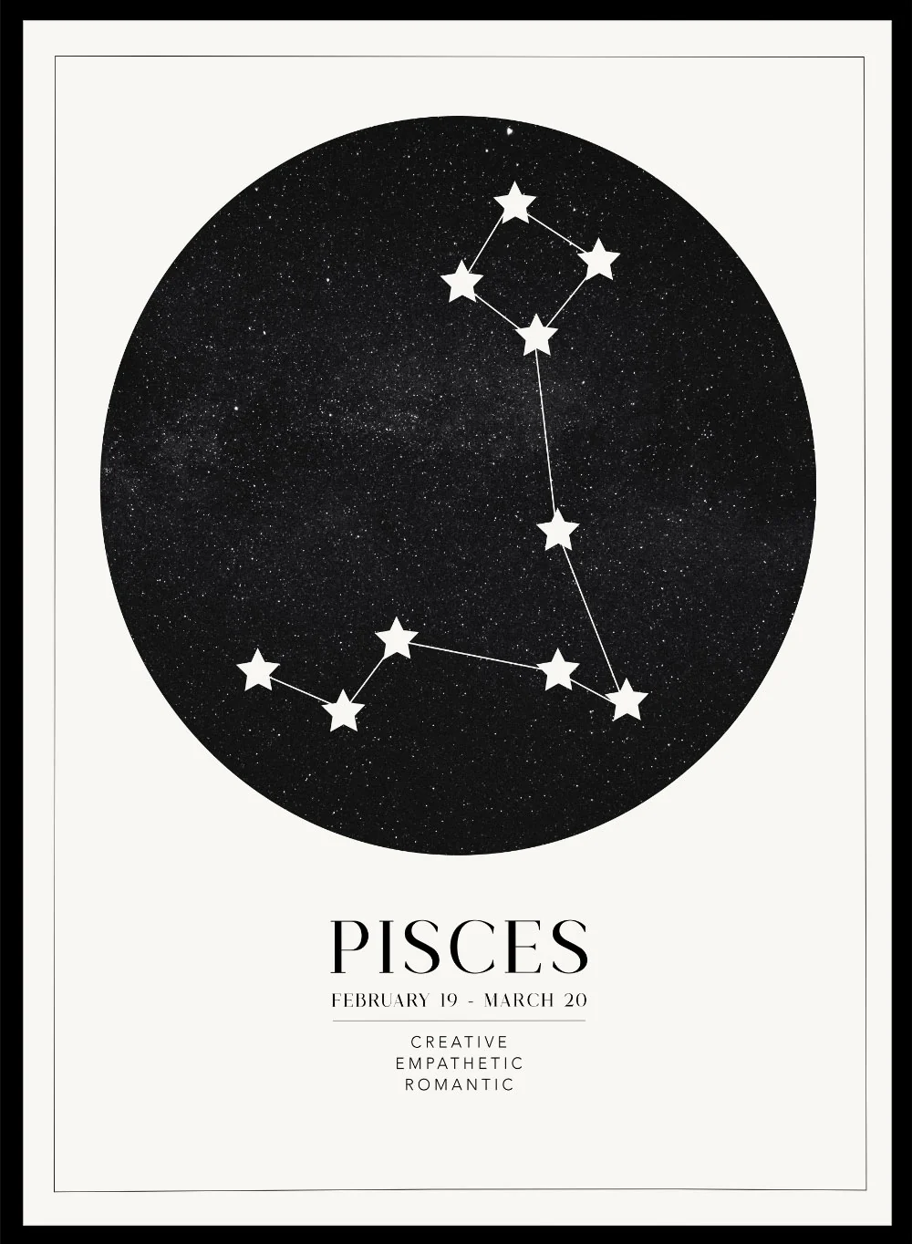 Pisces zodiac art