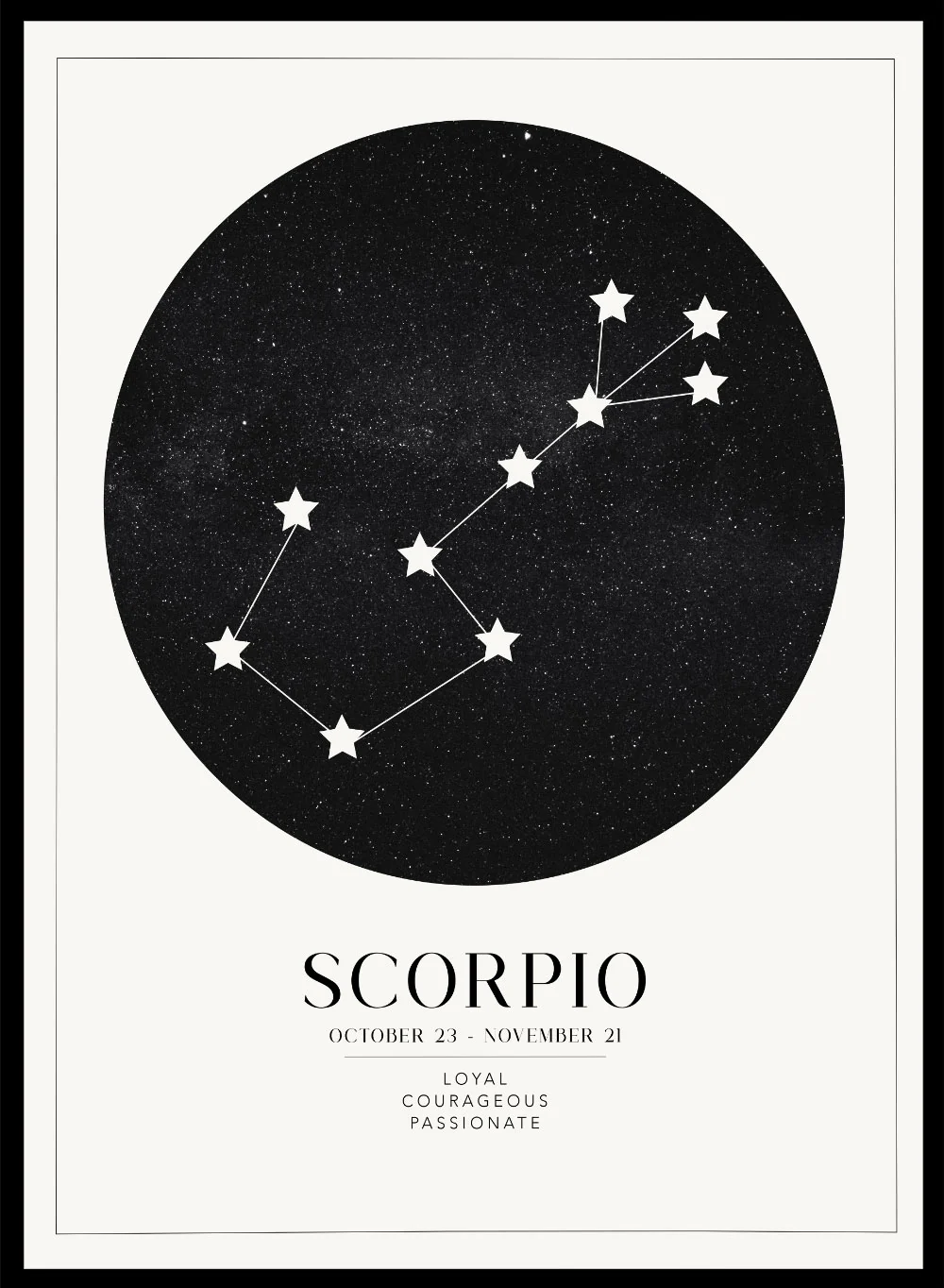 Scorpio zodiac art